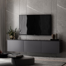 TV-laud Kalune Design Neon, antratsiit, 32 cm x 160 cm x 35 cm