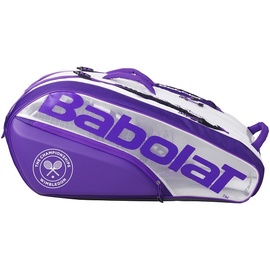 Спортивная сумка Babolat Pure Wimbledon X12, белый/фиолетовый, 67 л