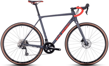 Велосипед гибридный Cube Cross Race Pro, 28 ″, 24" рама, красный/серый