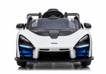 Bezvadu automašīna Lean Toys McLaren Senna, balta