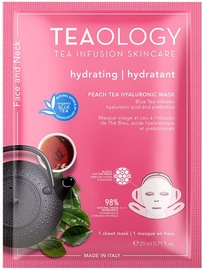Sejas maska Teaology Peach Tea Hyaluronic, 21 ml, sievietēm
