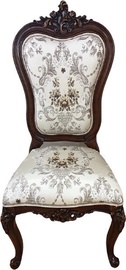 Ēdamistabas krēsls MN B32 3308052, brūna/bēša, 52 cm x 48 cm x 98 cm