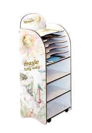 Kapp Kalune Design Castle Lou Multi Separation Loudsk, valge/mitmevärviline, 35 cm x 34 cm x 98 cm