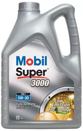 Motoreļļa Mobil Super 3000 XE1 5W - 30, sintētiskais, vieglajam auto, 5 l