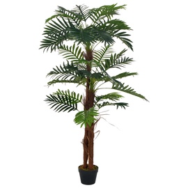 Mākslīgais augs VLX Plant Palm with Pot, brūna/zaļa