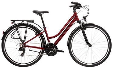 Велосипед туристический Kross Trans 1.0 Lady, 28 ″, L рама, черный/красный