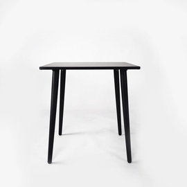 Lauko stalas DM Grill, juodas, 70 cm x 70 cm x 74 cm
