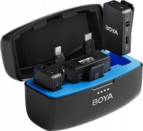 Juhtmevaba mikrofon, komplekt Boya Boyamic, must