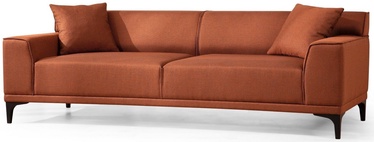 Diivan Hanah Home Petra 3, oranž, 69 x 212 cm x 86 cm