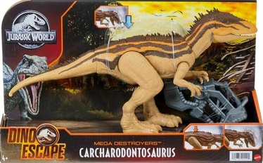 Фигурка-игрушка Mattel Jurassic World Mega Destroyer Dinosaur Carcharodontosaurus HBX39