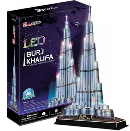 3D пазл Cubicfun Burj Khalifa 306-20508, 34 см x 39 см