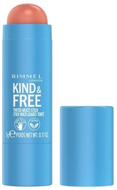 Skaistalai Rimmel London Kind & Free Tinted Multi Stick 002 Peachy Cheeks, 5 g