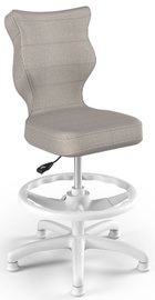 Bērnu krēsls Petit MT03, balta/gaiši pelēka, 370 mm x 820 - 950 mm
