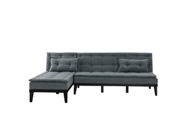 Stūra dīvāns Hanah Home Fuocco, tumši pelēka, 155 x 255 x 78 cm