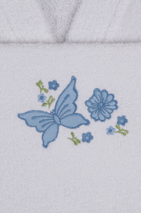 Набор халатов Foutastic Embroidered Family 338CTN1922, синий/белый, S/M