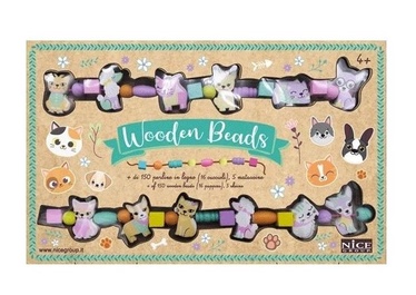 Radošais komplekts Russell Wooden Beads Puppies N87025, koka