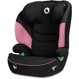Bērnu autokrēsls Lionelo Lars I-Size, melna/rozā, 15 - 36 kg