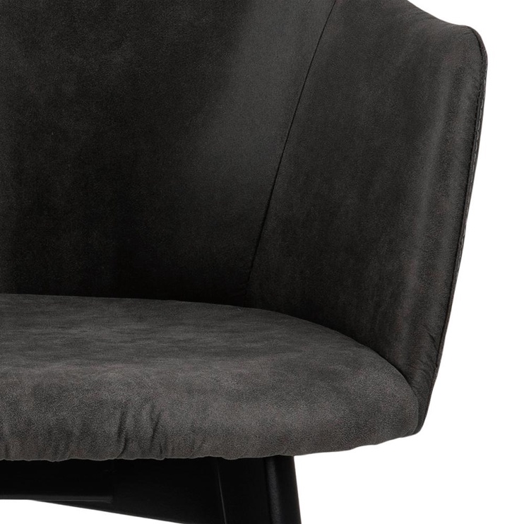 Ēdamistabas krēsls Bella 87546 87546, melna/antracīta, 62 cm x 59 cm x 80 cm