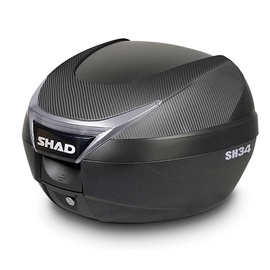 Bagāžas kastes Shad SH34 Carbon D0B34106, melna