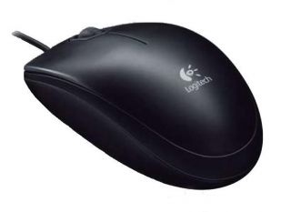 Kompiuterio pelė Logitech M90, juoda