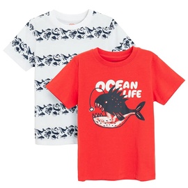 T-krekls, bērniem Cool Club CCB2811897-00, balta/sarkana/tumši zila, 98 cm, 2 gab.