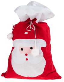 Рождественский подарочный пакет Martom TG53598, белый/красный, 40 см x 60 см