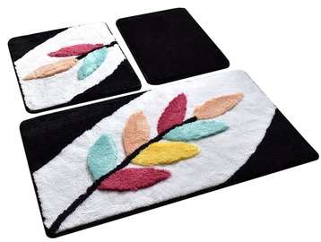 Vannasistabas paklājiņu komplekts Foutastic Marlow 359CHL3203, daudzkrāsains, 60 cm x 100 cm