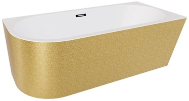 Vann, teisaldatav Besco Zoya Glam Gold, 170 cm x 80 cm x 59 cm, parempoolne