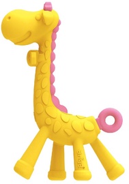 Прорезыватель Edison Mama Giraffe, желтый/розовый