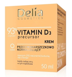 Sejas krēms sievietēm Delia Cosmetics Vitamin D3, 50 ml