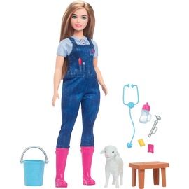 Lėlė su priedais Mattel Barbie Careers Farm Vet HRG42, 29 cm