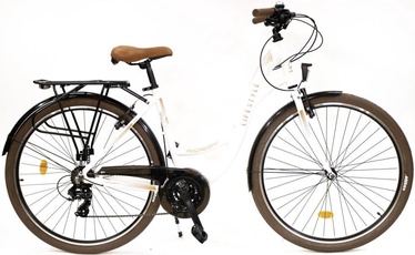 Velosipēds pilsētas Rocksbike City Lifestyle 3.0, 28 ", 27" (48 cm) rāmis, balta