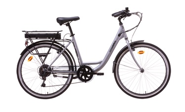 Elektriskais velosipēds Denver E4300, 26", 26", 250 W, 10.4 Ah, pelēka