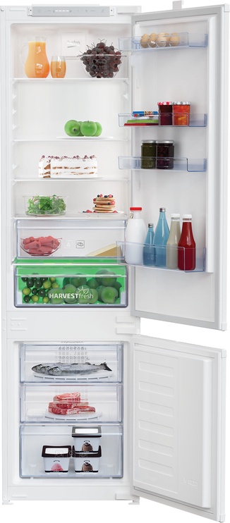 Встраиваемый холодильник морозильник снизу Beko BCHA306E4SN
