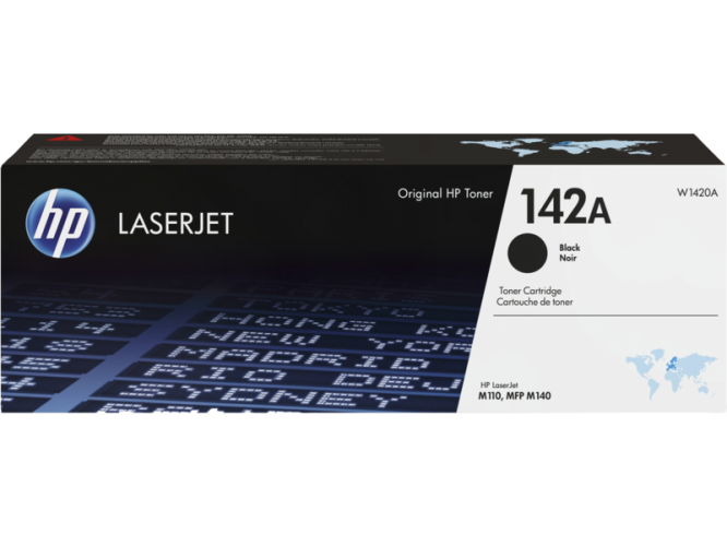 Toonerikassett HP W1420A, must