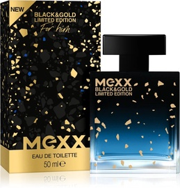 Tualetes ūdens Mexx Black & Gold Limited Edition, 30 ml