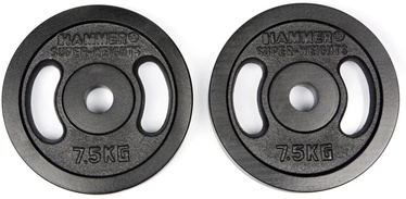 Дисковый вес Hammer 4620, 7.5 кг x 2 шт.