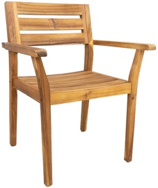 Ēdamistabas krēsls Home4you Florian 27828 27828, koka, 60 cm x 59 cm x 85 cm