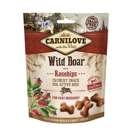 Gardums suņiem Carnilove Chrunchy Wild Boar with Rosehips With Fresh Meat 9296765, meža cūkas gaļa, 0.2 kg
