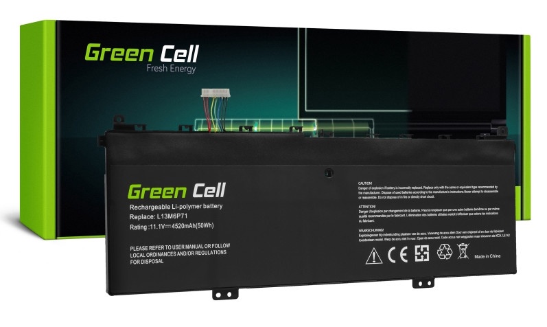 Klēpjdatoru akumulators Green Cell LE142, 4.52 Ah, LiPo