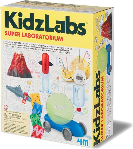 Žaislinis mokslo bandymų rinkinys 4M KidzLabs 5529, įvairių spalvų