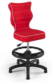 Bērnu krēsls Petit HC+F VS09, melna/sarkana, 35 cm x 95 cm