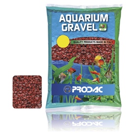 Грунт Prodac Aquarium Gravel Hipika Q9KG1, 1 кг, красный