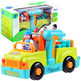 Transporto žaislų komplektas Hola Little Mechanic Tool Truck ZA3523, įvairių spalvų