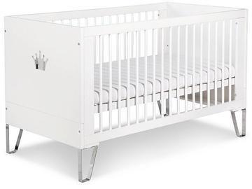 Bērnu gulta LittleSky Blanka, balta, 145 x 76 cm