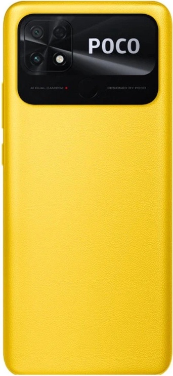 Mobiiltelefon Poco C40, kollane, 4GB/64GB