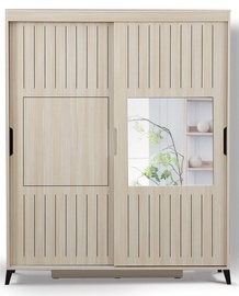 Skapis Kalune Design Pasific Home Fuga 150, ozola, 150 cm x 60 cm x 216 cm, with mirror