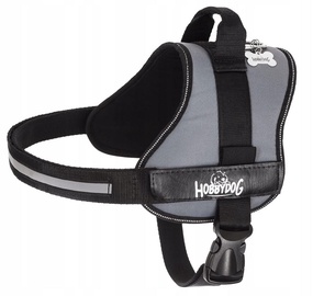 Reguleeritavad traksid Hobbydog Julletta, hall, 570 - 700 mm x 190 mm, XL