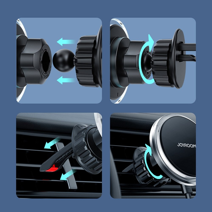 Auto hoidik Joyroom JR-ZS291 car holder with wireless charger | 15W | MagSafe