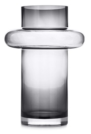 Vāze AmeliaHome Galaxy, 30 cm, caurspīdīga/melna